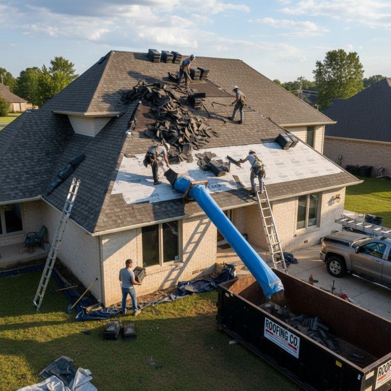 Damaged Roof Replacement